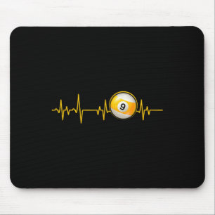 Tapis De Souris Neuf Ll Pool Heartbeat Cut Billard Snooker Pool