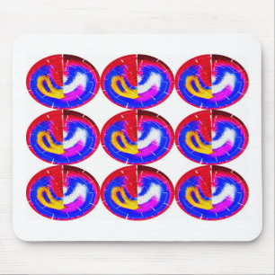 Tapis De Souris Neuf soucoupes volantes art