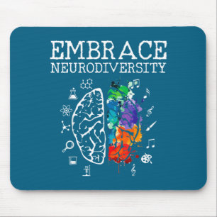Tapis De Souris Neurodiversité Embrasser Adhd Autisme Asd Création