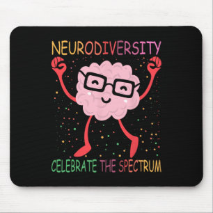 Tapis De Souris Neurodiversité Sensibilisation sur l'autisme Cerve