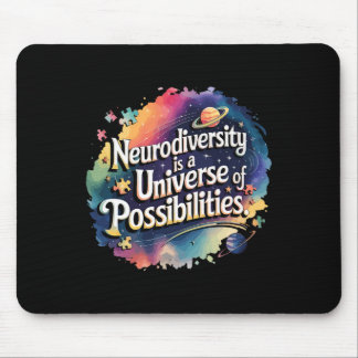 Tapis De Souris Neurodiversité Univers Des Possibilités Space Aut