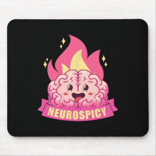 Tapis De Souris Neuroépicé Neurodiversité Tdah TSA Autisme Kawaii