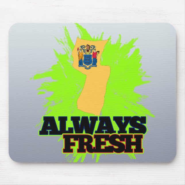 Tapis De Souris New Jersey toujours frais (Devant)