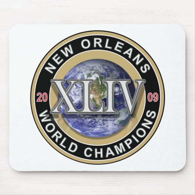 Tapis De Souris NEW ORLEANS - Champions du Monde 2009 (Devant)