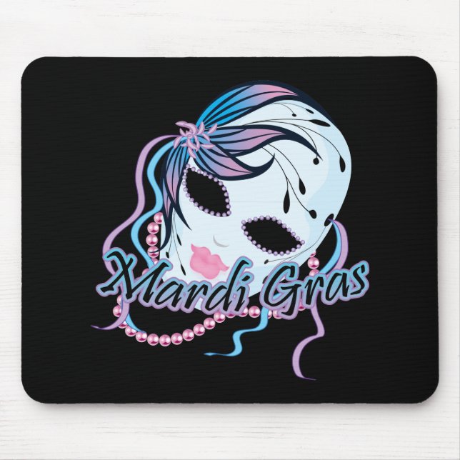Tapis De Souris New Orleans Mardi Gras Mask (Devant)