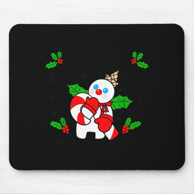 Tapis De Souris New Orleans Mr Bingle Christmas Tradition Snowman  (Devant)
