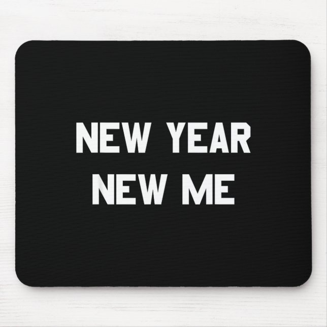 Tapis De Souris New Year New Me Workout Goals  (Devant)