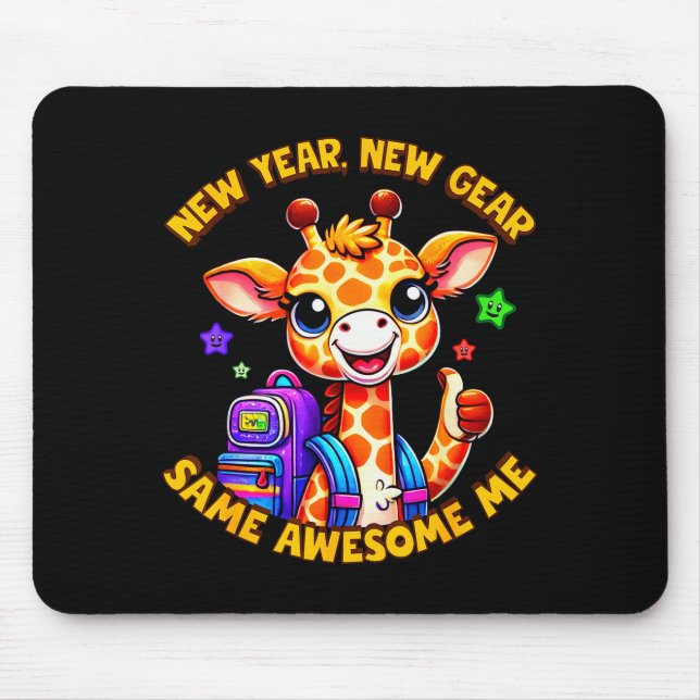 Tapis De Souris New Year New Same Awesome Me Giraffe Kids  (Devant)