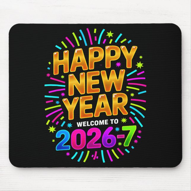 Tapis De Souris New Year's Eve Happy New Year 2026-7 Funny 67 Kids (Devant)