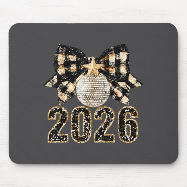 Tapis De Souris New Years Eve Party Supplies 2026 Happy New Year F (Devant)