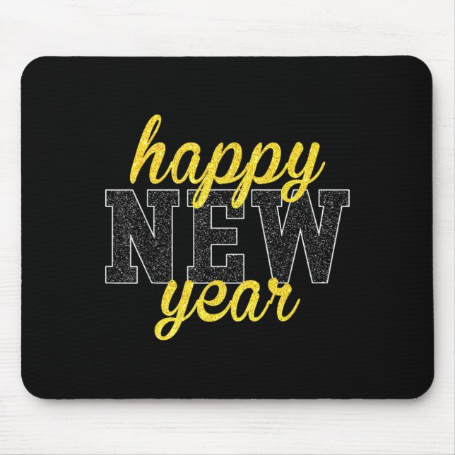 Tapis De Souris New Years Eve Party Supplies Nye Matching Happy Ne (Devant)