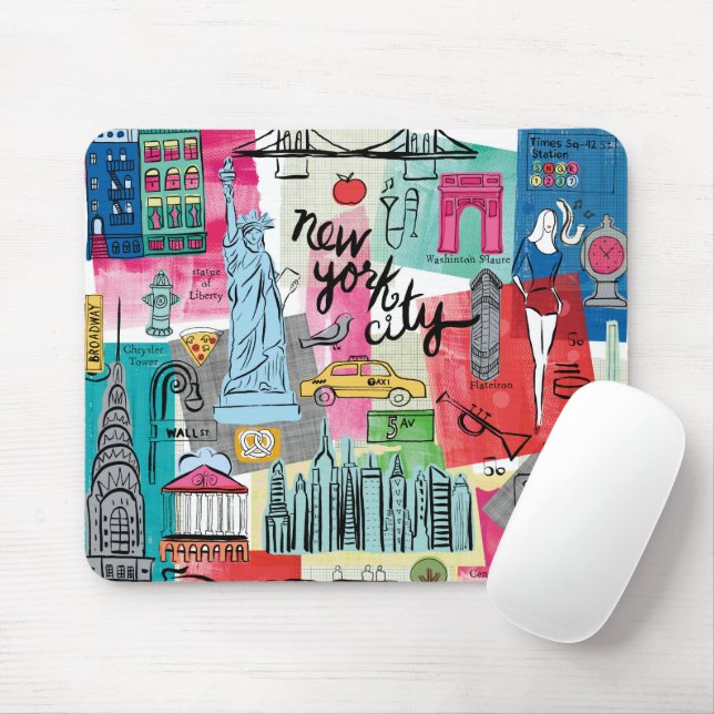 Tapis De Souris New York (Avec souris)