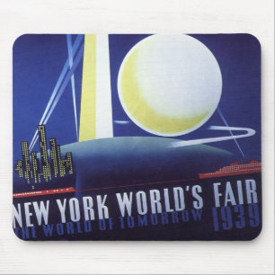 Tapis De Souris New York City World's Fair en 1939, Vintage voyage
