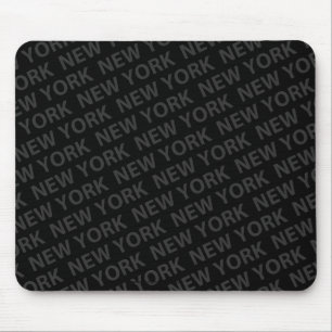 Tapis De Souris New York Motif gris foncé