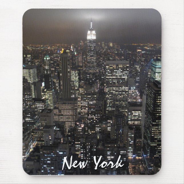 Tapis De Souris New York Mousepad Cityscape New York City Cadeaux (Devant)