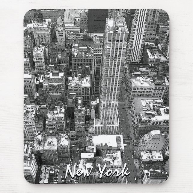 Tapis De Souris New York Mousepad Cityscape New York City Cadeaux (Devant)