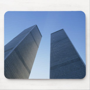 Tapis De Souris New York, USA. Vue sur les tours jumelles de