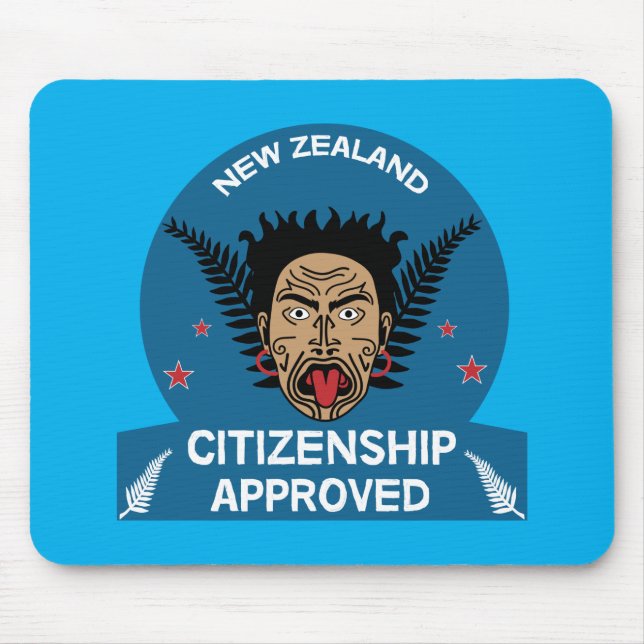 Tapis De Souris New Zealand Citizenship Gift | New Citizen | Kiwi  (Devant)