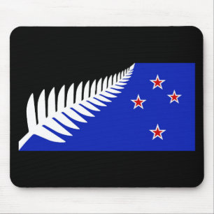 Tapis De Souris New Zealand Silver Fern Flag
