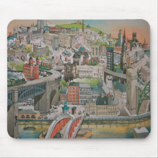 Tapis De Souris Newcastle sur Tyne à travers les années Mousepad
