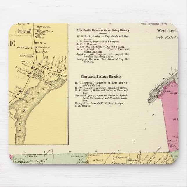 Tapis De Souris Newcastle, ville (Devant)