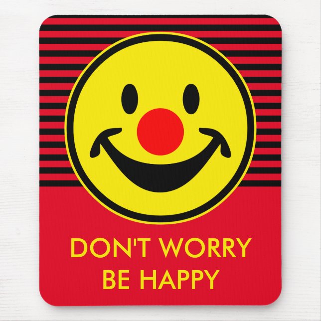 Tapis De Souris Nez rouge - jaune + vos idées (Devant)