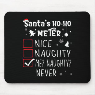 Tapis De Souris Nice Naughty Me Naughty Never Christmas Liste 1