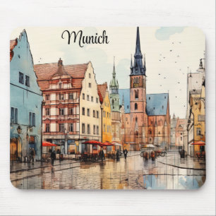 Tapis De Souris Nice peint Munich