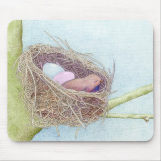 Tapis De Souris Nid des oiseaux Mousepad