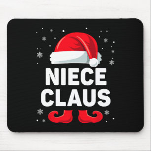 Tapis De Souris Niece Claus Christmas Matching Family Group Funny