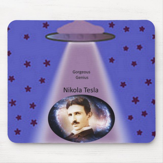 Tapis de souris Nikola Tesla (Devant)