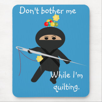 Tapis De Souris Ninja avec l'aiguille et les goupilles de couture