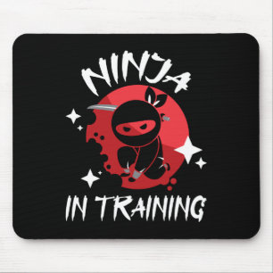 Tapis De Souris Ninja En Formation - Karate Taekwondo Martial Mixt
