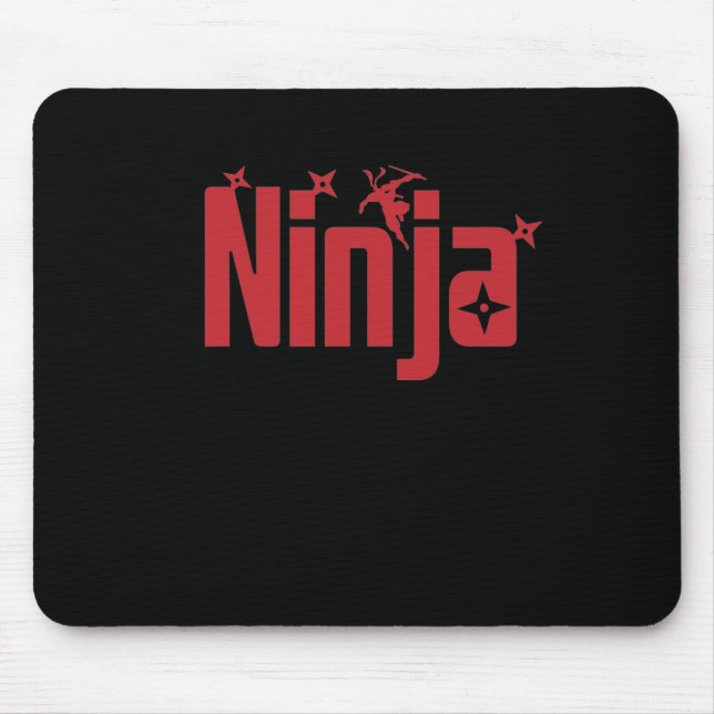 Tapis De Souris Ninja mit Wurfsternen (Devant)
