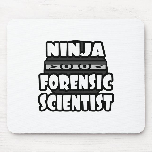 Tapis De Souris Ninja, scientifique judiciaire (Devant)