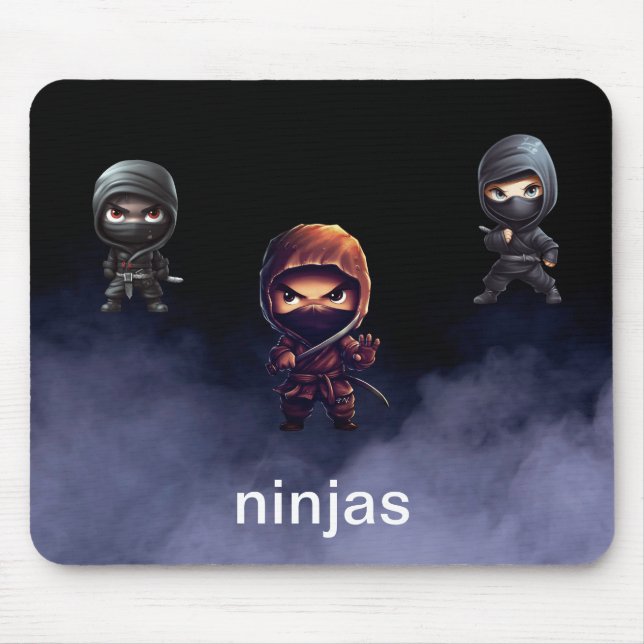 Tapis De Souris Ninjas mousepad (Devant)