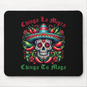 Tapis De Souris Nique la Migra Nique Ton Immigrant Mexicain Droit 