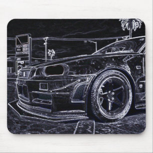 Tapis De Souris Nissan Skyline R34 GTR