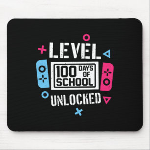 Tapis De Souris Niveau 100 Jours De Jeux Vidéo De Gamer Déverrouil