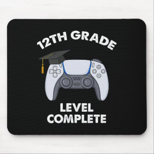 Tapis De Souris Niveau 12e année Complet Graduation Gamer Boys Sc