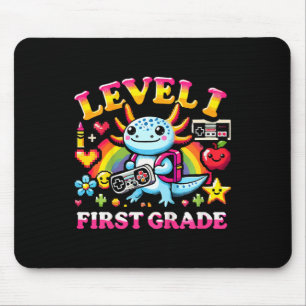 Tapis De Souris Niveau 1 Élève de première année Axolotl jeu vidéo
