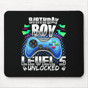 Tapis De Souris Niveau 5 Jeu vidéo déverrouillé 5e Jeu d'anniversa
