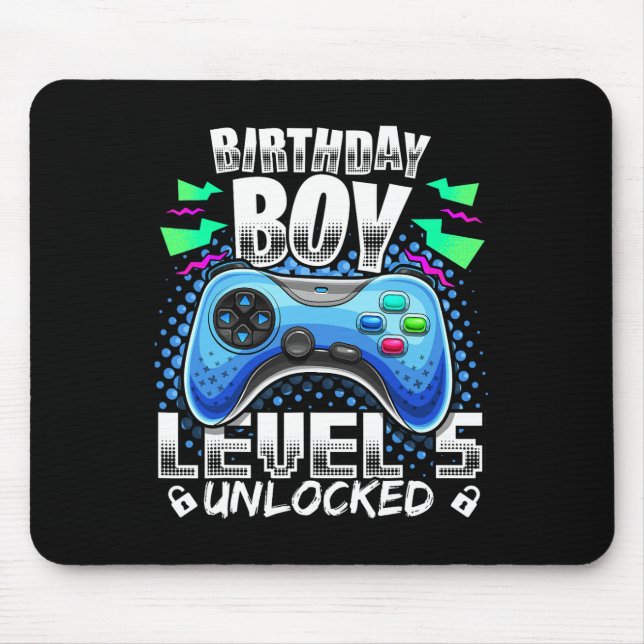 Tapis De Souris Niveau 5 Jeu vidéo déverrouillé 5e Jeu d'anniversa (Devant)