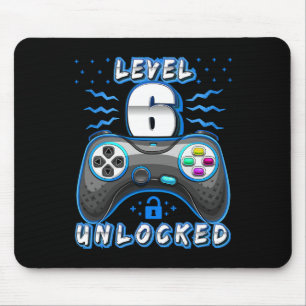 Tapis De Souris Niveau 6 Débloqué Jeu Vidéo 6ème Anniversaire Garç