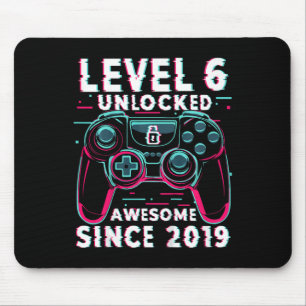 Tapis De Souris Niveau Enfants 6 Débloqué Jeu Vidéo 6ème Anniversa