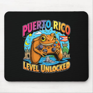 Tapis De Souris Niveau Porto Rico débloqué Gamer Coqui Frog