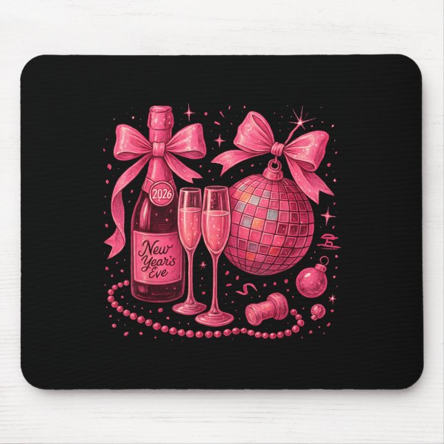 Tapis De Souris Nk Disco New Year’s Eve 2026 Champagne Style  (Devant)