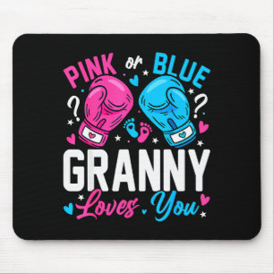 Tapis De Souris Nk ou Blue Mamie t'aime Boxe Révélation de sexe