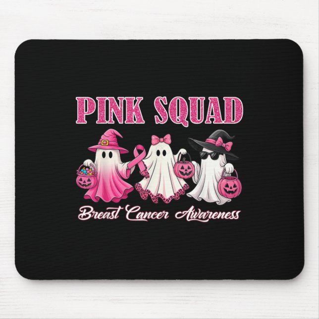 Tapis De Souris Nk Squad Breast Cancer Awareness Boo For Kids Todd (Devant)