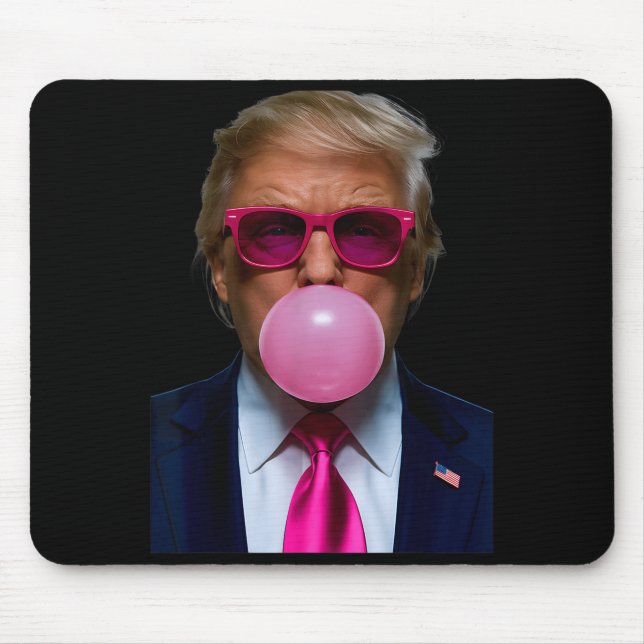 Tapis De Souris Nk Sungles Funny Donald Trump Nk Bubble Gum 2024  (Devant)